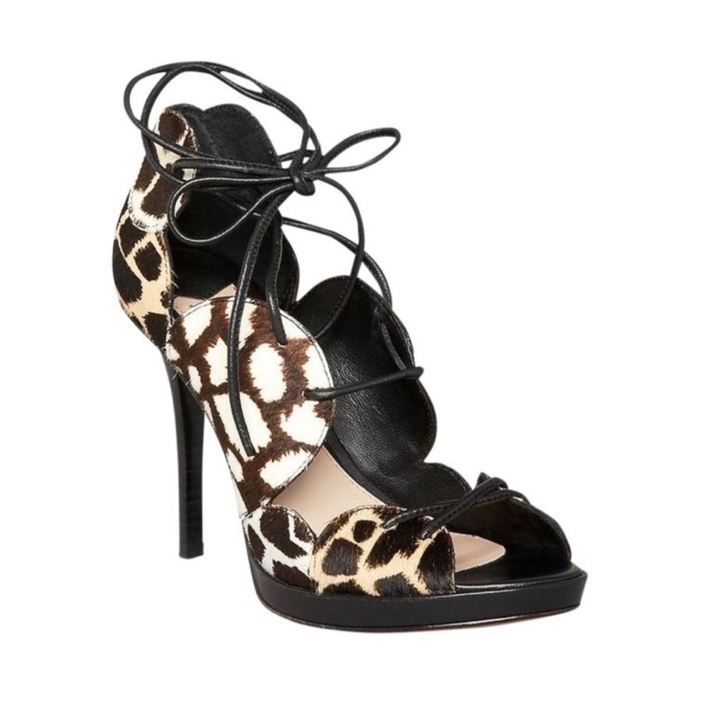 10 Crosby Derek Lam Multi Animal Print Jardie Pumps Size 8.5